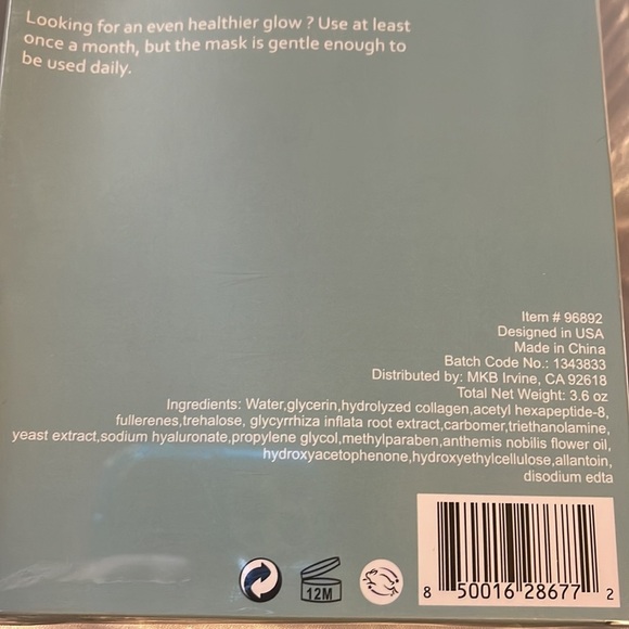 LUXE LAVISH ME - 5pc Sheet Mask Infused w/ Skin Loving Peptides - Picture 3 of 4